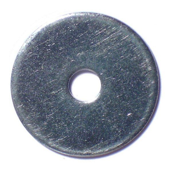 Fender Washer, Fits Bolt Size #10 , Steel Zinc Plated Finish, 3400 PK, Midwest Fastener, Mfr#: 07646